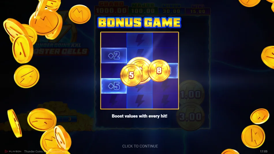 Pile of Gold Feature adding extra Coin symbols to the reels